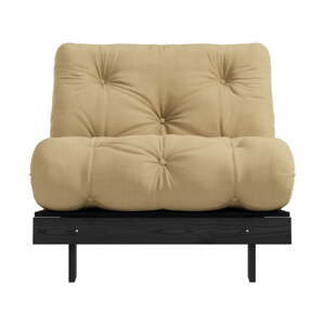 Kreslo v horčicovej farbe Roots Black Night – Karup Design