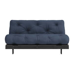 Tmavomodrá rozkladacia pohovka 160 cm Roots Black Night – Karup Design