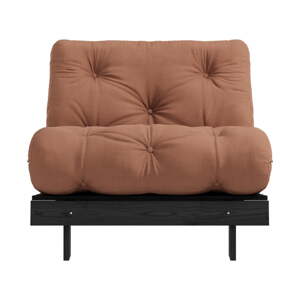 Kreslo v tehlovej farbe Roots Black Night – Karup Design