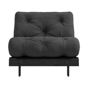 Tmavosivé kreslo Roots Black Night – Karup Design