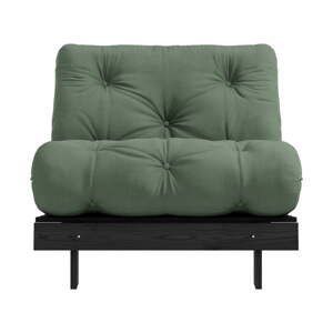 Zelené kreslo Roots Black Night – Karup Design