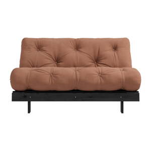 Rozkladacia pohovka v tehlovej farbe 140 cm Roots Black Night – Karup Design