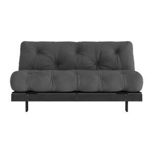 Tmavosivá rozkladacia pohovka 160 cm Roots Black Night – Karup Design