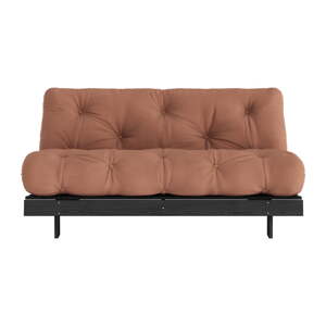 Rozkladacia pohovka v tehlovej farbe 160 cm Roots Black Night – Karup Design