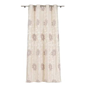 Béžový žakárový záves 140x245 cm Maura – Mendola Fabrics