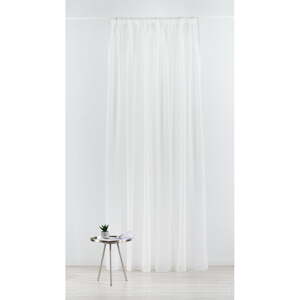 Krémovobiela voálová záclona 140x245 cm Crush – Mendola Fabrics