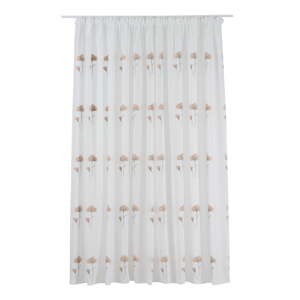 Biela/ružová záclona 140x260 cm Elba – Mendola Fabrics