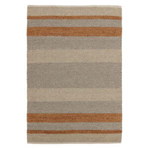 Hnedo-oranžový koberec Asiatic Carpets Fields, 120 x 170 cm