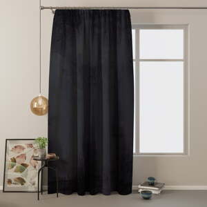 Čierny zamatový dimout záves 140x245 cm Pleat – Restilo