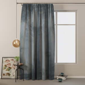 Tmavosivý zamatový dimout záves 140x245 cm Pleat – Restilo