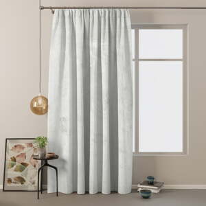 Biely zamatový dimout záves 140x245 cm Pleat – Restilo