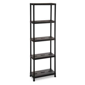 Čierny plastový úložný regál 60x180 cm Universal Pro – Toomax