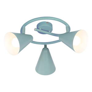 Modré stropné svietidlo s kovovým tienidlom 47x47 cm Amor – Candellux Lighting