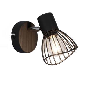 Čierne nástenné svietidlo Fly – Candellux Lighting