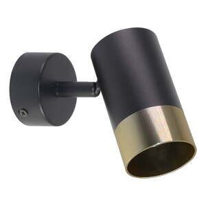 Nástenné svietidlo v čierno-zlatej farbe Tobi - Candellux Lighting