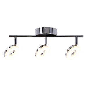 LED stropné svietidlo v lesklej striebornej farbe 47x16 cm Thema – Candellux Lighting