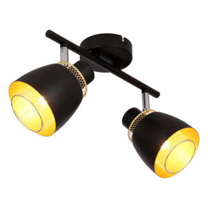 Čierne stropné svietidlo s kovovým tienidlom 41.5x10 cm Aleksandria – Candellux Lighting