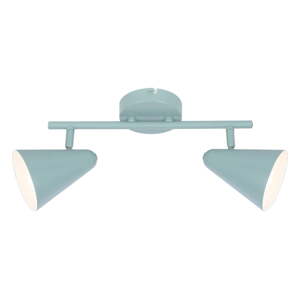 Modré stropné svietidlo s kovovým tienidlom 42x10 cm Amor – Candellux Lighting