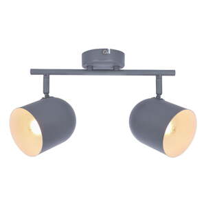 Modré stropné svietidlo s kovovým tienidlom 38x10 cm Azuro – Candellux Lighting