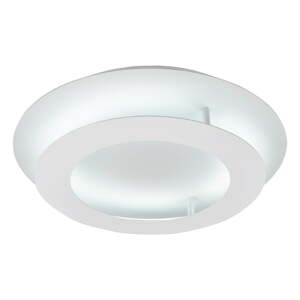 LED stropné svietidlo v striebornej farbe s kovovým tienidlom 40x40 cm Merle – Candellux Lighting