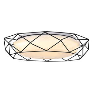 Biele LED stropné svietidlo s kovovým tienidlom 43x43 cm Sven – Candellux Lighting