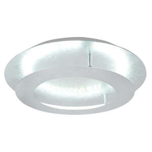 LED stropné svietidlo v striebornej farbe s kovovým tienidlom 40x40 cm Merle – Candellux Lighting
