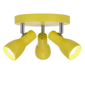 Stropné svietidlo v horčicovej farbe s kovovým tienidlom 29x29 cm Picardo – Candellux Lighting