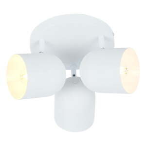 Biele stropné svietidlo s kovovým tienidlom 32x32 cm Azuro – Candellux Lighting