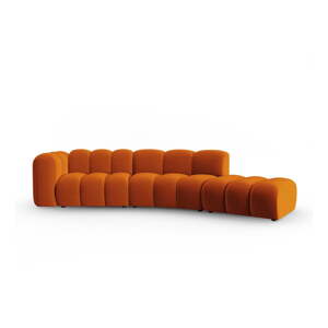 Oranžová rohová pohovka (ľavý roh) Lupine – Micadoni Home