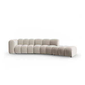 Béžová rohová pohovka (ľavý roh) Lupine – Micadoni Home