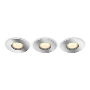 Podhľadové smart stropné svietidlo 3 ks GU10, 4 W Adore – Philips Hue