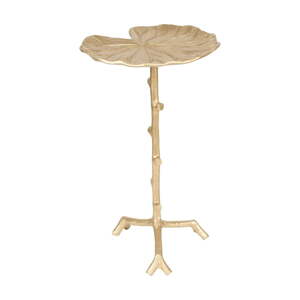 Kovový okrúhly odkladací stolík ø 30 cm Lily – White Label