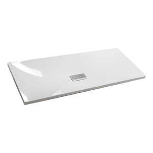 Biele umývadlo z liateho mramoru 121x50 cm Tonga – Sapho
