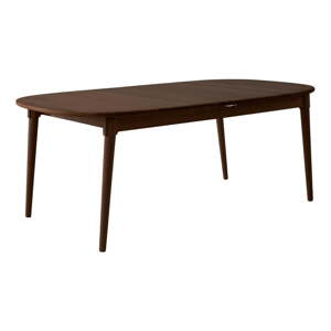 Rozkladací jedálenský stôl s prídavnou doskou z dubového dreva 106x184 cm Miro – Hammel Furniture
