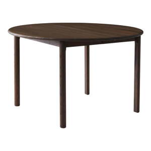 Okrúhly rozkladací jedálenský stôl s prídavnou doskou z dubového dreva ø 120 cm Noor – Hammel Furniture