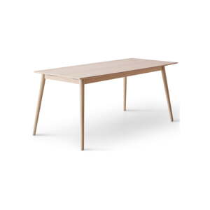 Rozkladací jedálenský stôl s doskou v dubovom dekore a prídavnou doskou 90x165 cm Meza – Hammel Furniture