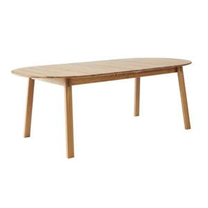 Rozkladací jedálenský stôl s prídavnou doskou z dubového dreva 100x220 cm Amalfi – Hammel Furniture