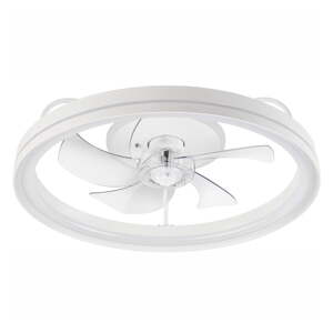 Biele LED stropné svietidlo s ventilátorom Fargo – LAMKUR