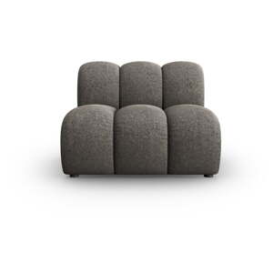 Tmavosivý modul pohovky (stredový diel) Lupine – Micadoni Home