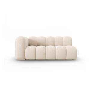 Krémovobiely modul pohovky (ľavý roh) Lupine – Micadoni Home