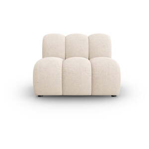 Krémovobiely modul pohovky (stredový diel) Lupine – Micadoni Home