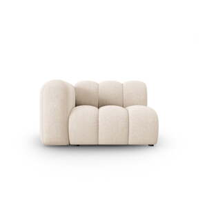 Krémovobiely modul pohovky (ľavý roh) Lupine – Micadoni Home