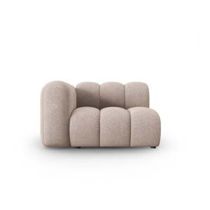 Béžový modul pohovky (ľavý roh) Lupine – Micadoni Home