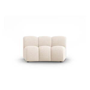 Krémovobiely modul pohovky (stredový diel) Lupine – Micadoni Home