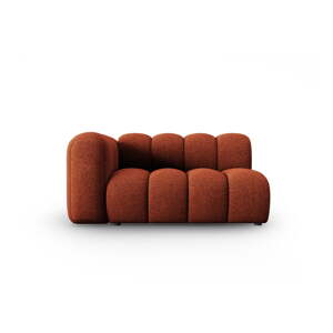 Modul pohovky v tehlovej farbe (ľavý roh) Lupine – Micadoni Home