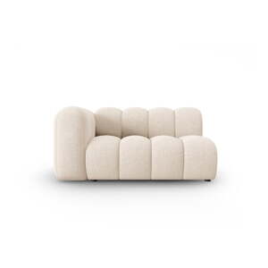 Krémovobiely modul pohovky (ľavý roh) Lupine – Micadoni Home