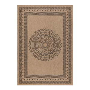 Vonkajší koberec v čierno-prírodnej farbe 80x150 cm Dhaka – Ayyildiz Carpets