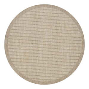 Béžový okrúhly vonkajší koberec ø 120 cm Giza – Ayyildiz Carpets