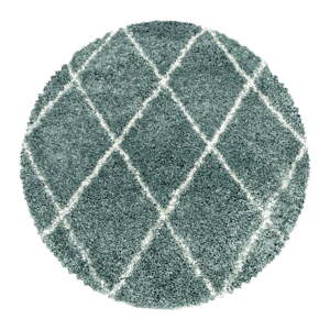 Tyrkysový okrúhly koberec ø 120 cm Alvor – Ayyildiz Carpets