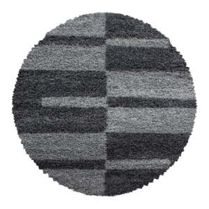 Tmavosivý okrúhly koberec ø 120 cm Gala – Ayyildiz Carpets